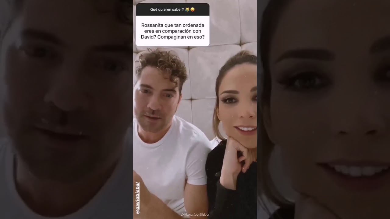David Bisbal y Rosanna Zanetti