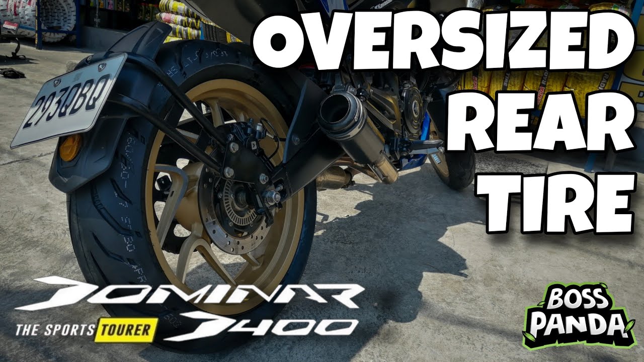 Dominar 400 OVERSIZED Rear Tire | CARKEANJAN TIRE SUPPLY | Boss Panda