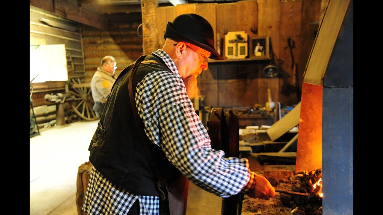 Blacksmithing and the Bowie Knife history at Historic Washington State Park