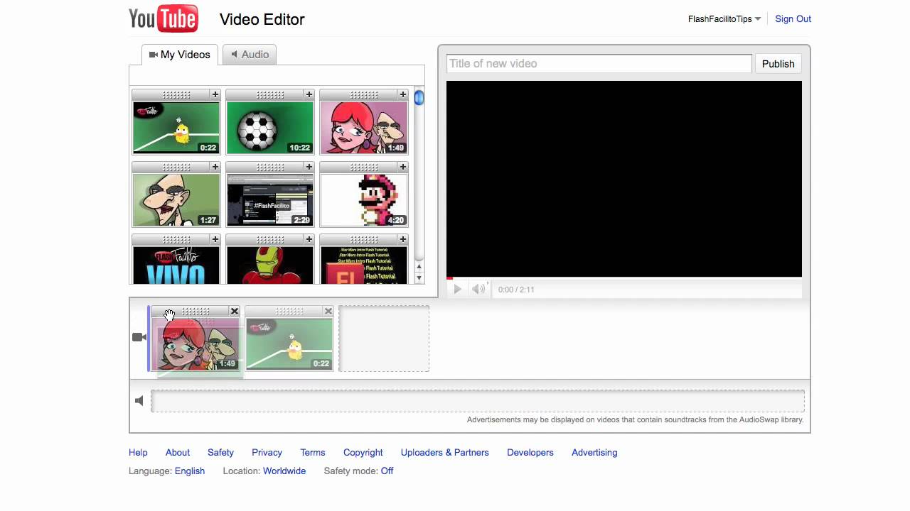 Edita tus Videos en YouTube