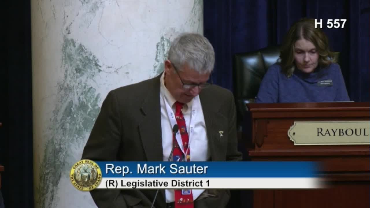 Idaho House of Representatives approves HB-557