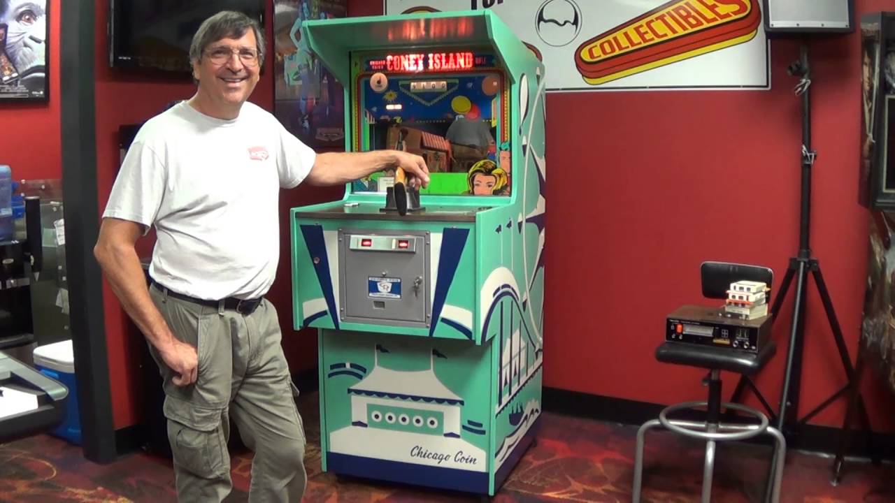 1973 Chicago Coin CONEY ISLAND Arcade GUN GAME