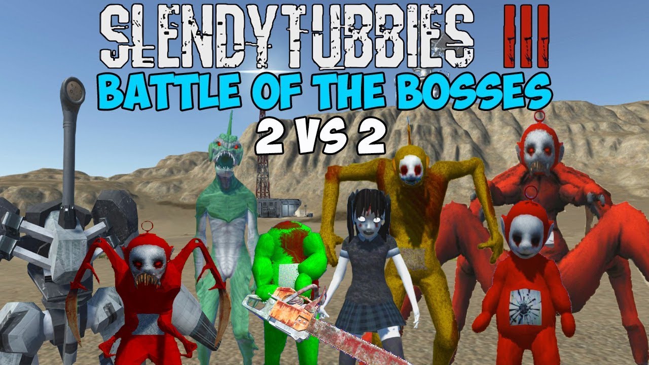 OMG THEY GOT ELIMINATED | SLENDYTUBBIES 3 BATTLE OF THE BOSSES 2 VS 2 TEAM TOURNAMENT | 4 TEAMS LEFT