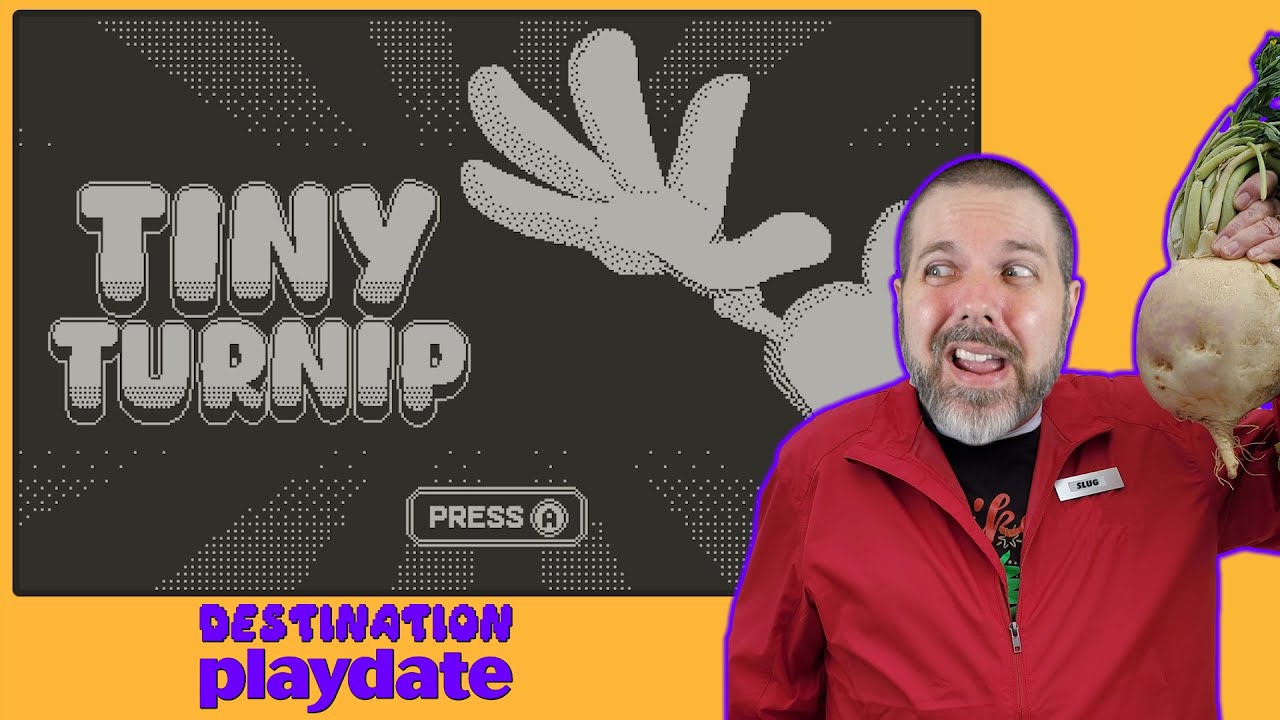 Tiny Turnip - Playdate gameplay + impressions