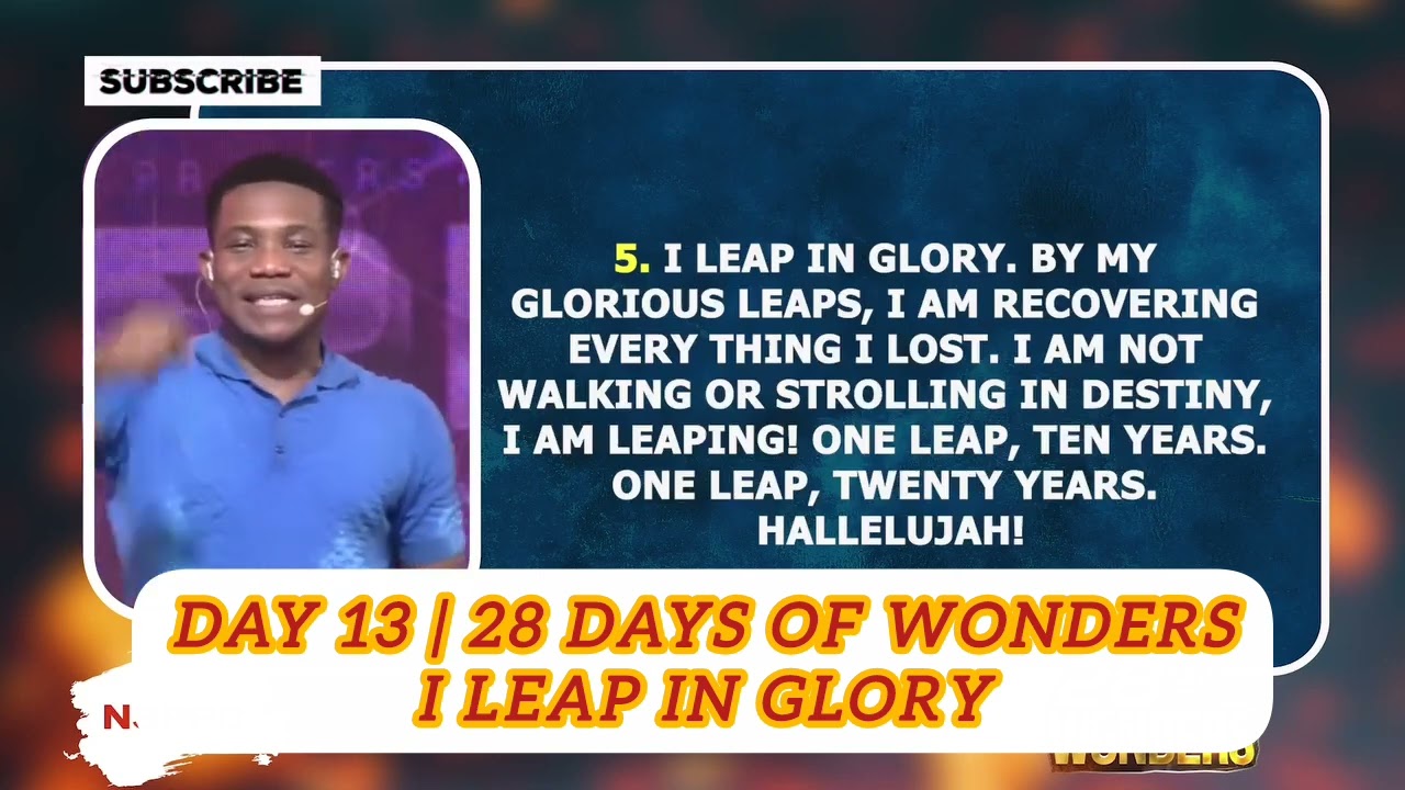 Day 13 | 28 Days of Wonders – I Leap in Glory