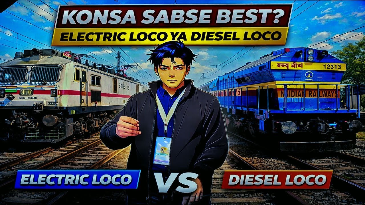 Electric Loco 🆚 Diesel Loco Kaun King Hain?🤯 @TheShyShoow  Prayagraj Junction me| Full Vlog #train