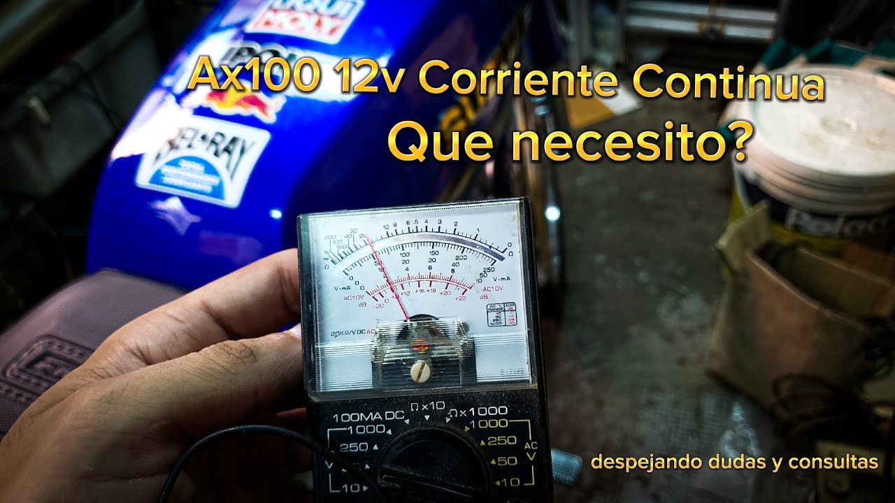 Suzuki Ax100 12V Corriente Continua/Que necesitas para hacer la conversión + Despejando Dudas!