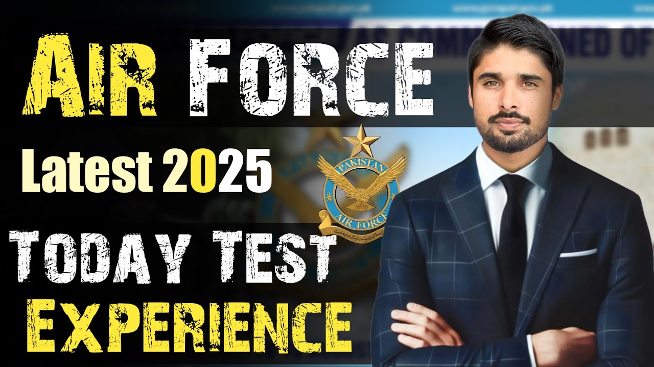 Pakistan Air Force Test Experience | GDP, AE, AD, A&SD, Logistics 2025