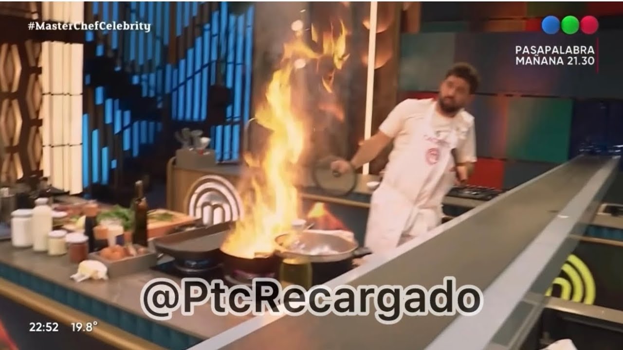 Cachete Sierra casi prende fuego todo #MasterChefCelebrity 🧑&zwj;🍳 🔥🤣 🔹Seguinos en @ptcrecargado 