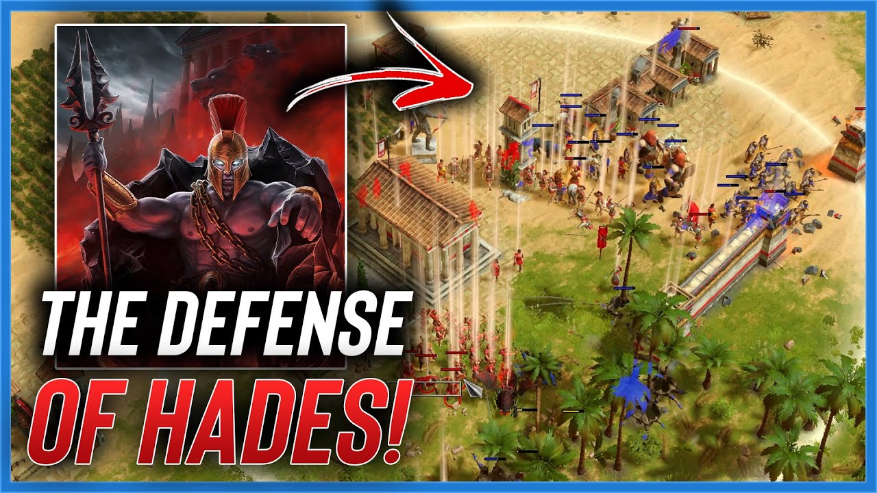 Hades is UNBEATABLE at Defense in Age of Mythology Retold!