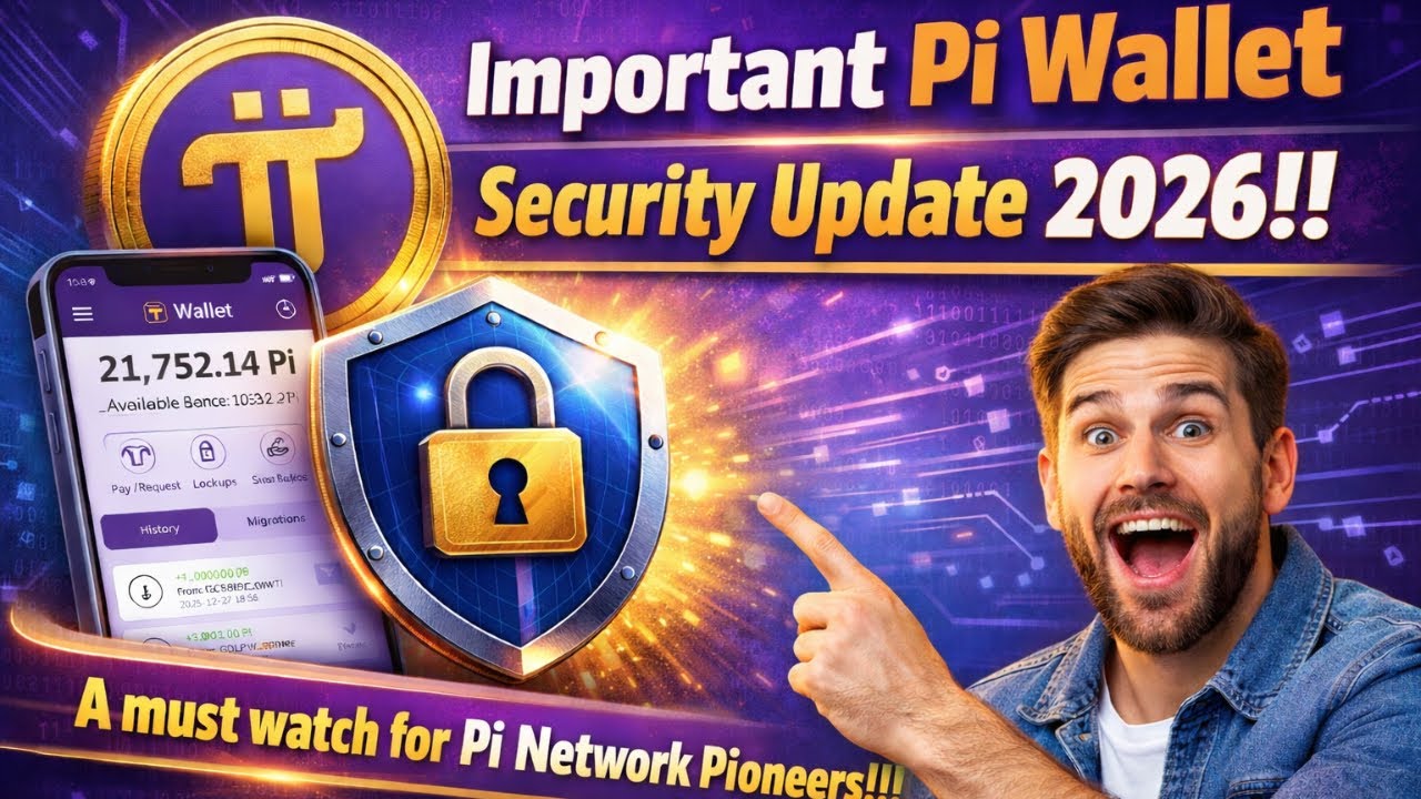 Pi Network New Security Update 2026 | How to Protect Pi Wallet from Scam Activities.