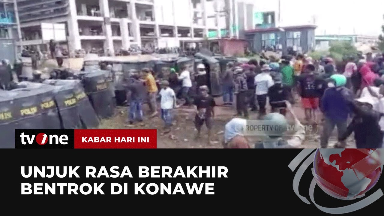 Mencekam! Bentrokan Pecah di Konawe, Warga Protes Debu Batu Bara Dibalas Tembakan Gas Air Mata