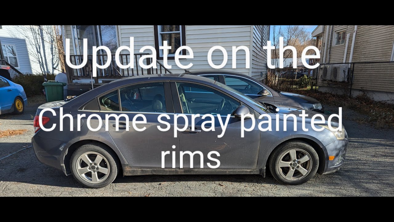 Chrome spray paint does it work on rims?  9 month update.
