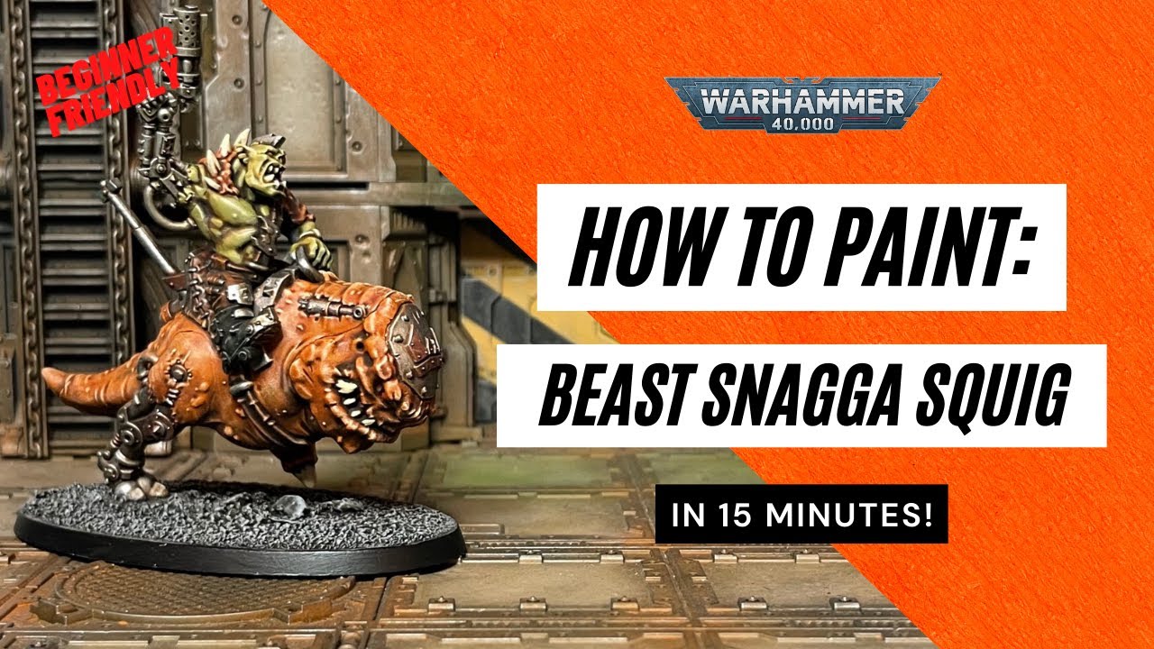 How to Paint: Battle Ready+ Beast Snagga Squig in 15 minutes!