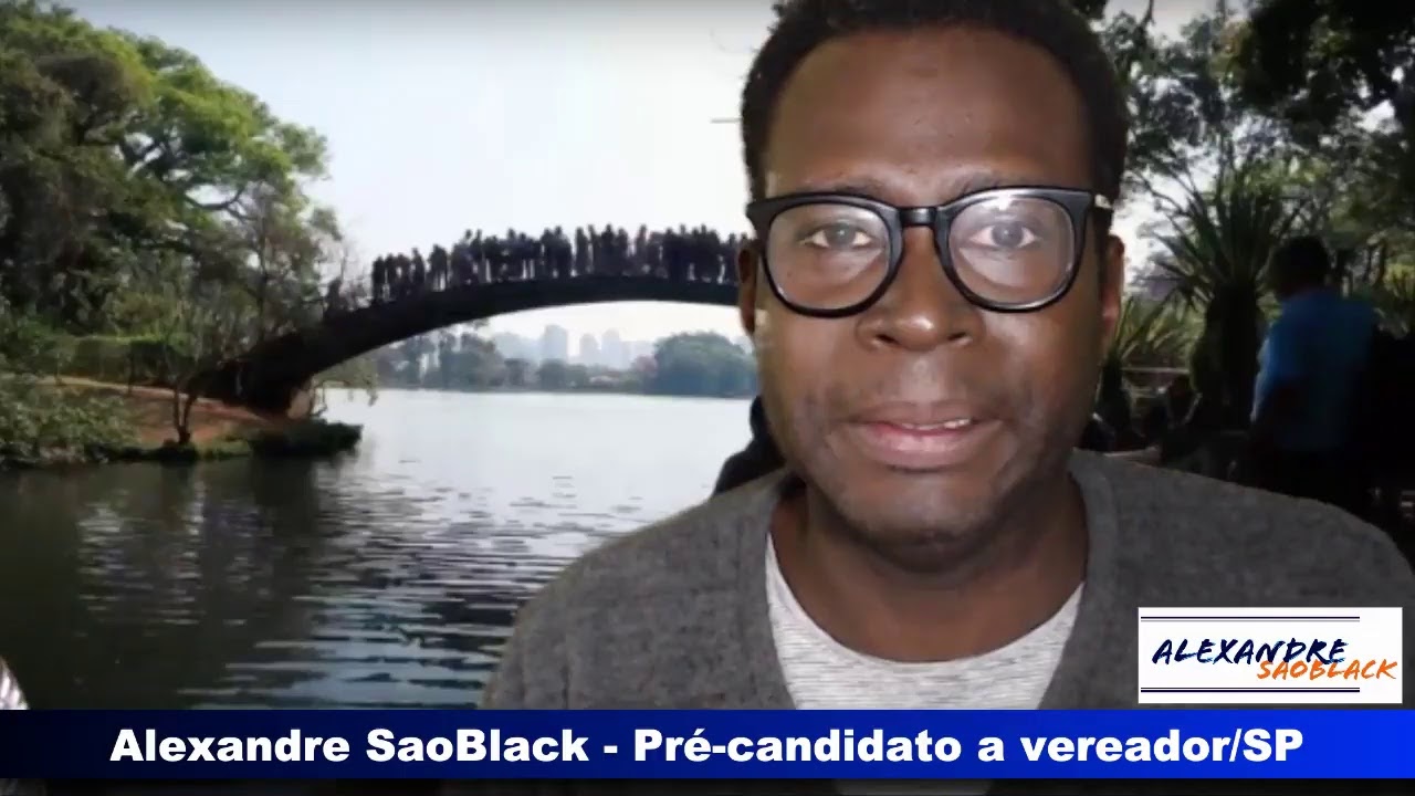 Alexandre SaoBlack Pr&eacute;-candidato a vereador SP - 22-09-2020