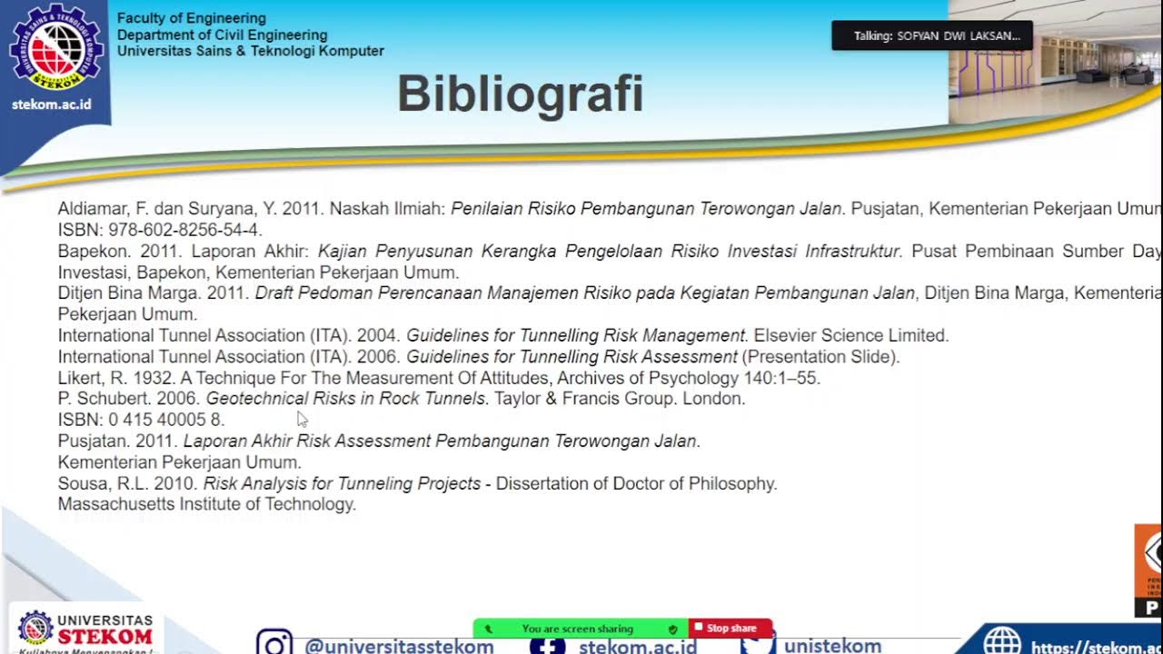Pertemuan 14 | Manajemen Risiko Bangunan #014 - Kelas REG GEL 2 -  Universitas STEKOM