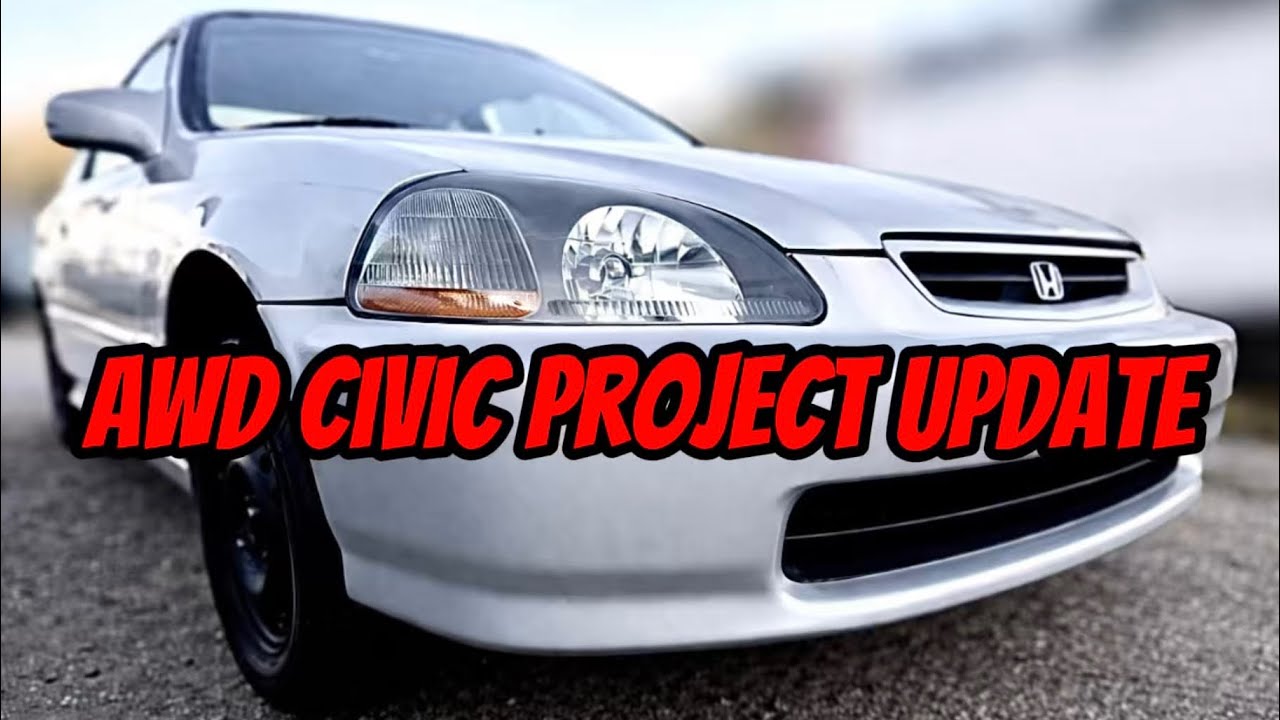 AWD Civic Project - Engine Removal #honda #4x4 