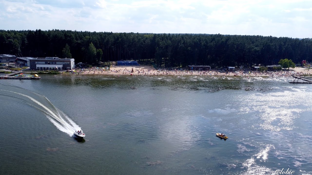 Plaża miejska w Białymstoku i stawy Dojlidzkie w letnią niedzielę 21.07.2024 r.