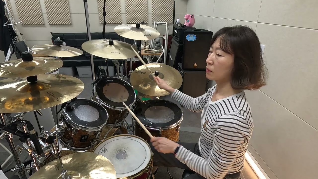 오미정 - Don't look back in anger(Oasis) Drum cover