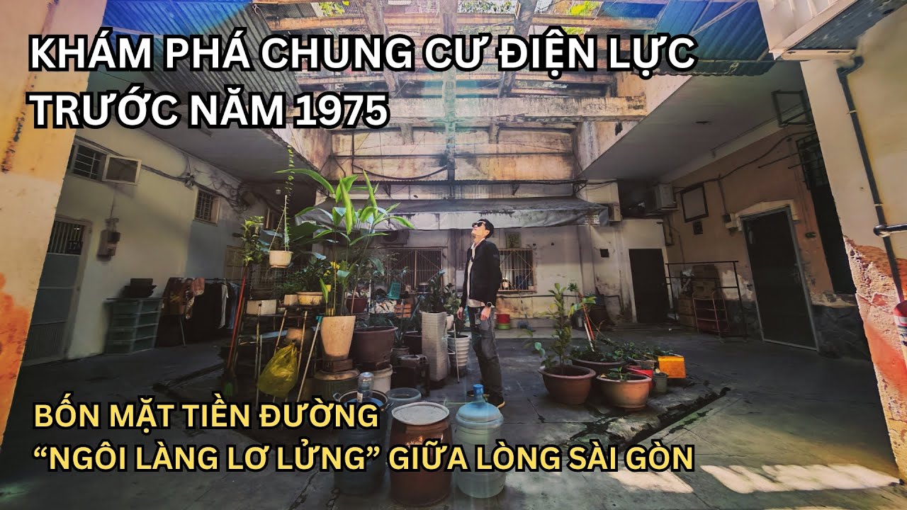 Khám phá chung cư Điện lực trước năm 1975: 
