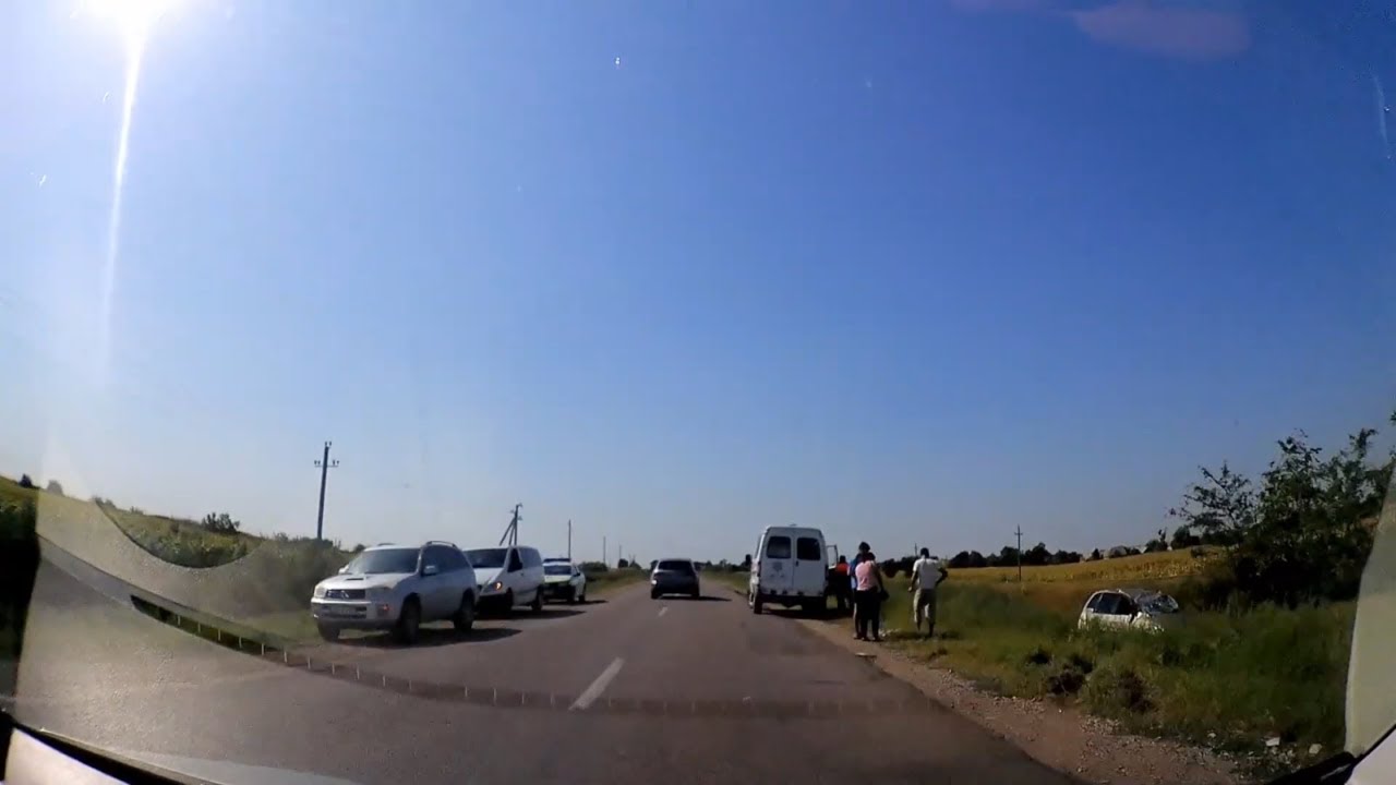 Tiganca - Cahul. Roads in Moldova.