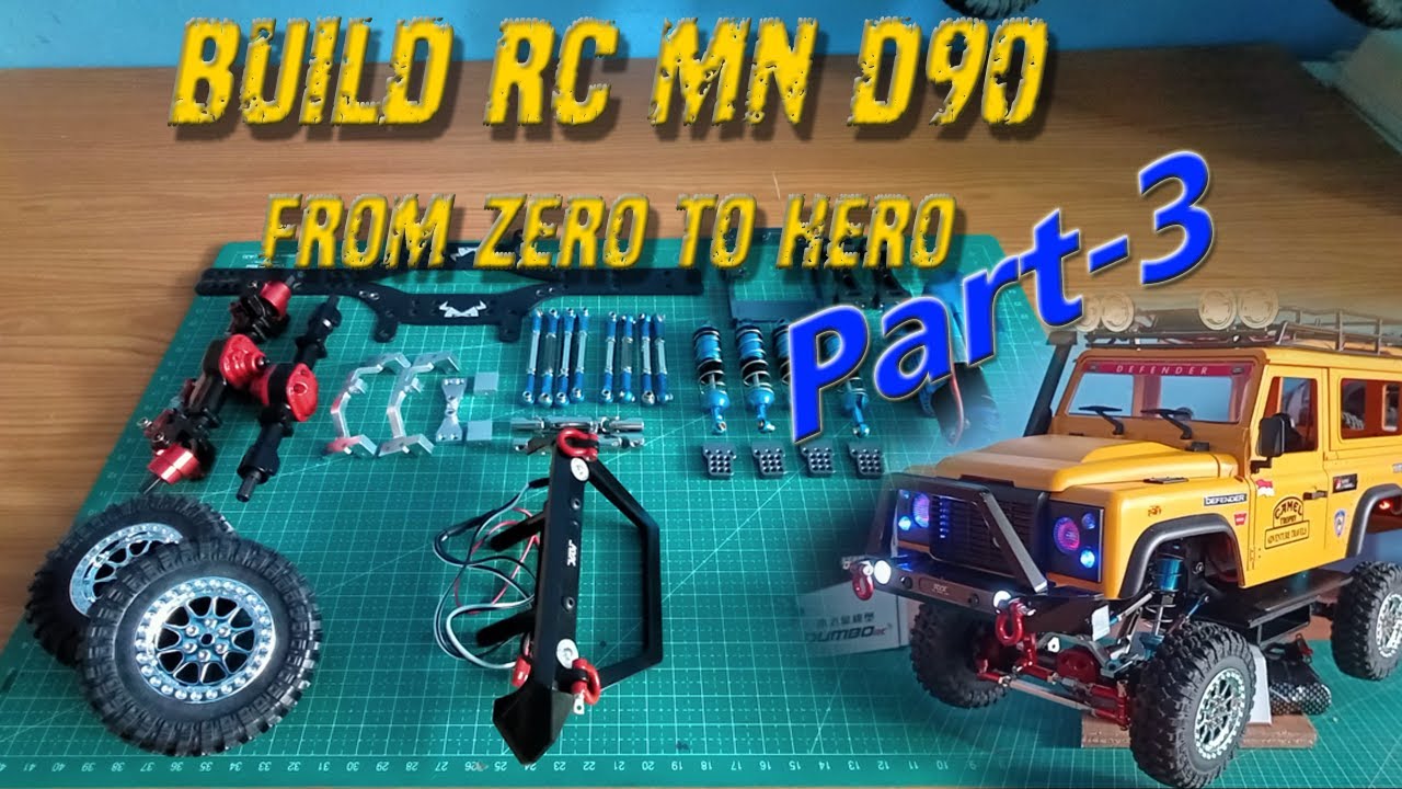 RC CAR OFFROAD ADVENTURE ; Build MND90 Full Metal Part 3 