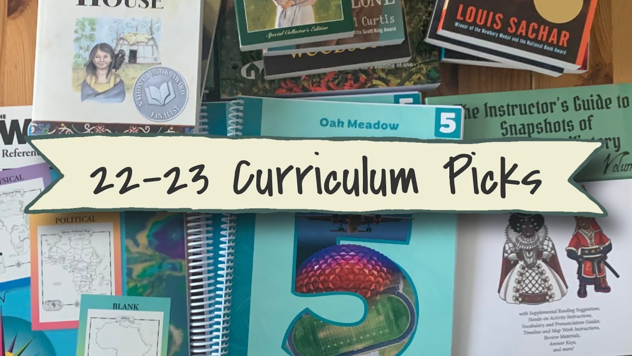 22-23 Homeschool Curriculum Picks - Fifth Grade