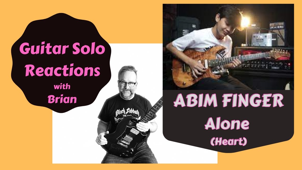 GUITAR SOLO REACTIONS ~ ABIM FINGER ~ Alone (Heart)