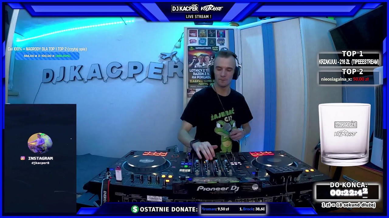 🔴NIEDZIELNE GRANIE | Muzyka Klubowa NA ŻYWO | DJ KACPER x VIXBASSE LIVE MIX - WYGRAJ SZKLANKĘ!