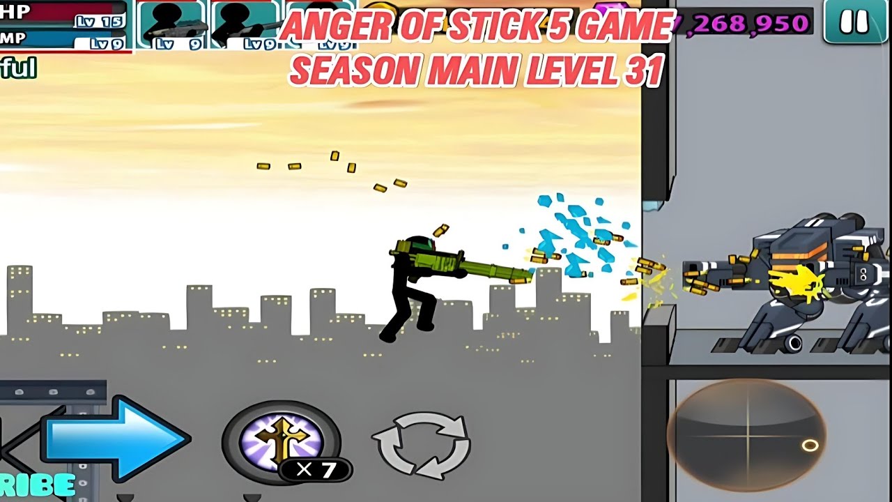 ANGER OF STICK 5 🔥 Season Mode Main Level 31 | 200 Enemies Fight 😱 Ultimate Action Gameplay 