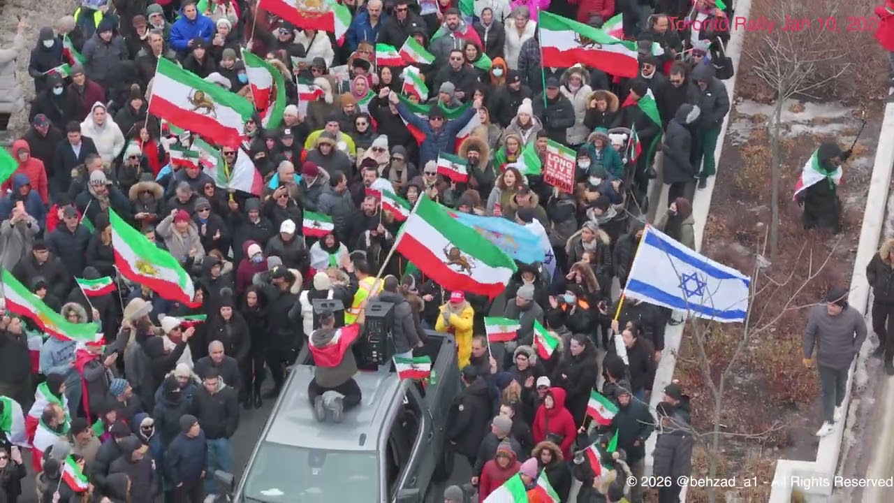 Jan 10 2026 Toronto Protest for Iran Freedom