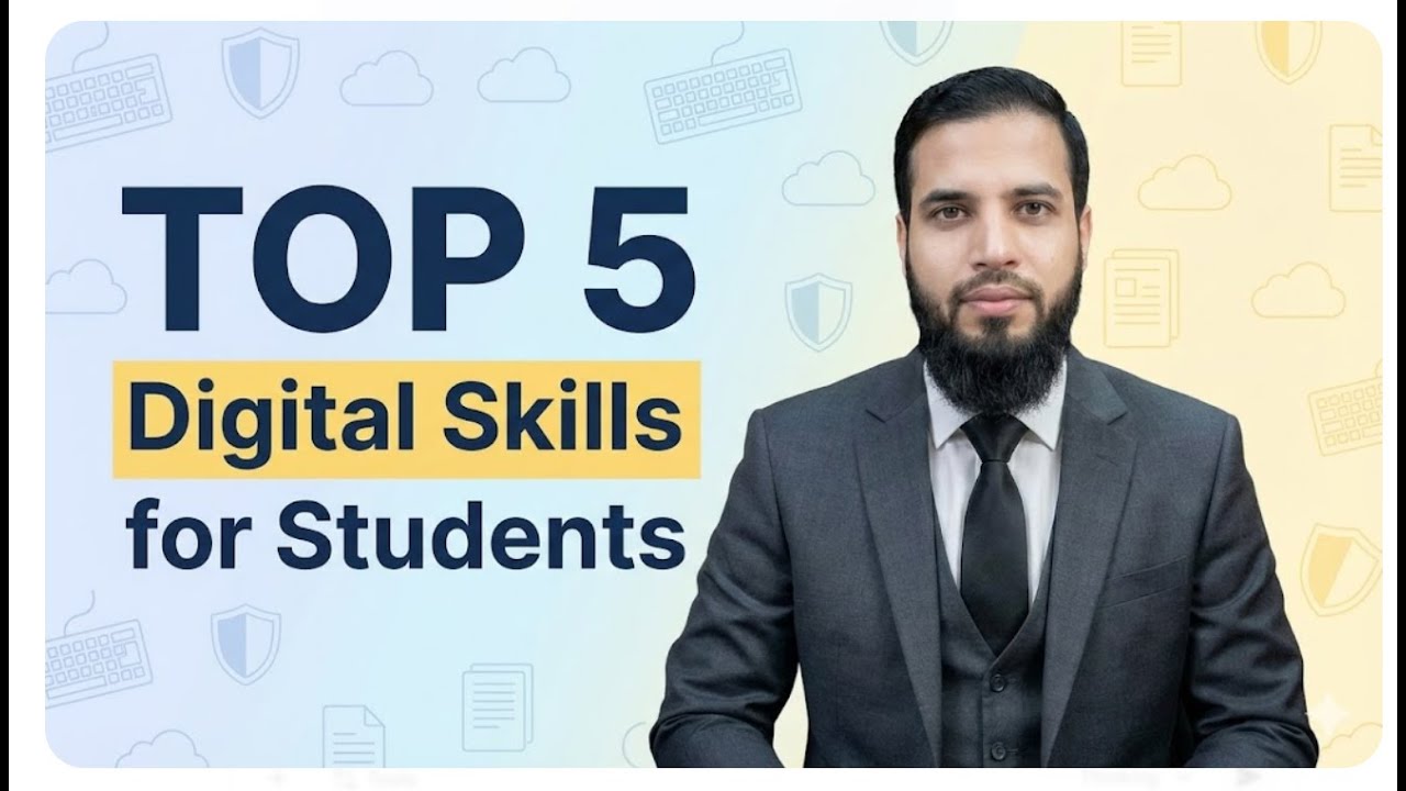 Top 5 Digital Literacy Skills Explained Simply | EduTalks by Mateen Yousuf