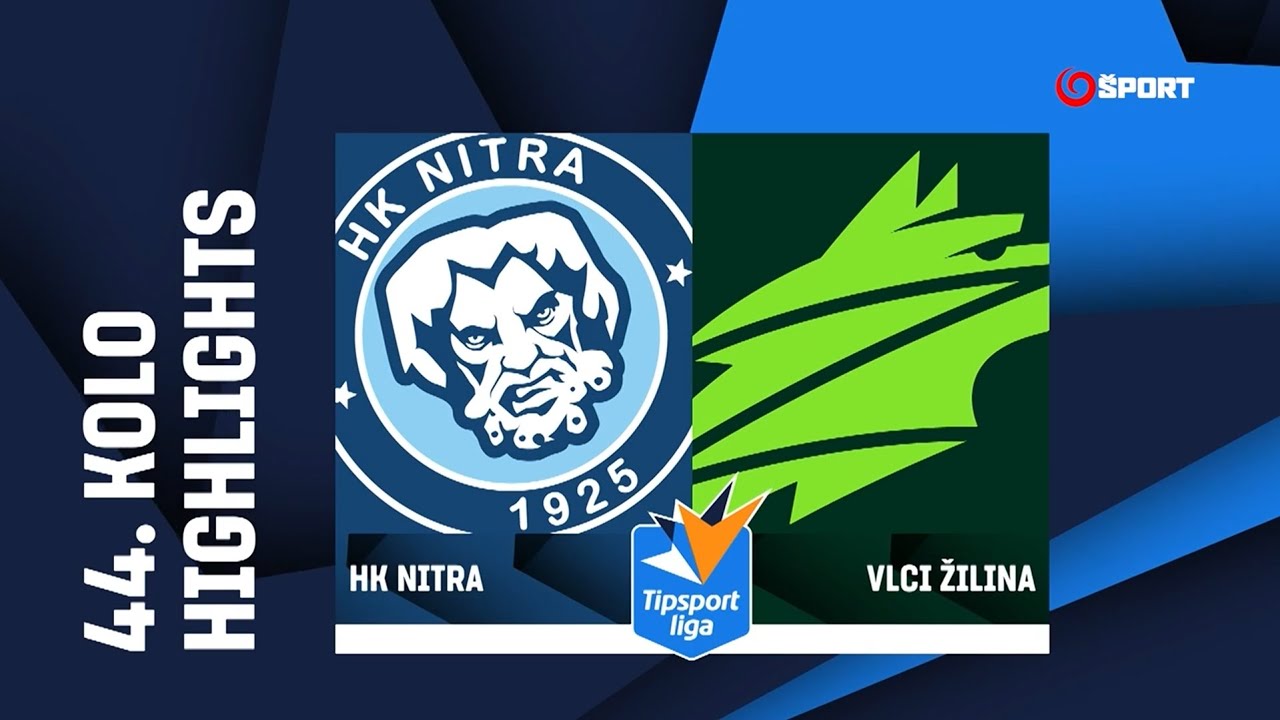 44. kolo: HK Nitra - Vlci Žilina 2:0 (0:0, 1:0, 1:0)