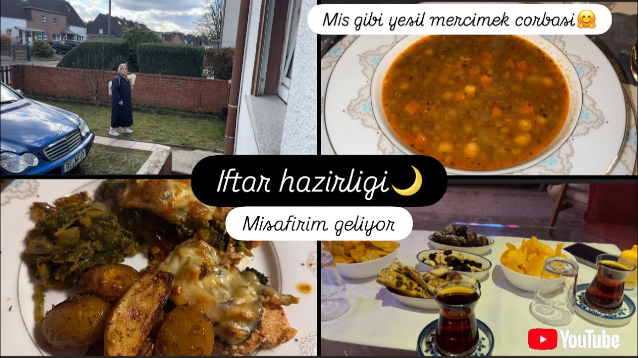 Ramazan Vlog|Misafirim geliyor |Enfes tavuk yemegi| bastan sona hazirlik | Iftar menümde ne var👩🏻‍🍳 