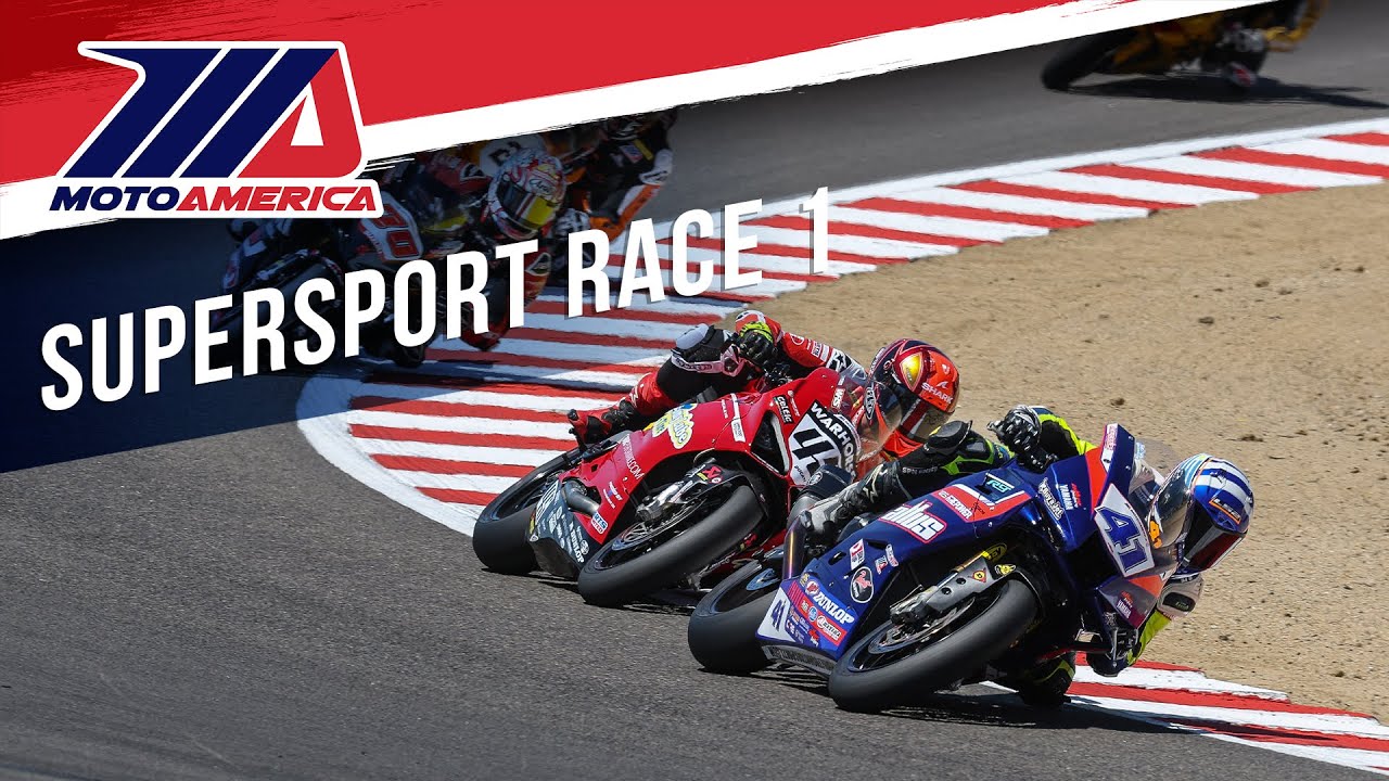Motovation Supersport Race 1 at Laguna Seca 2025 - FULL RACE | MotoAmerica