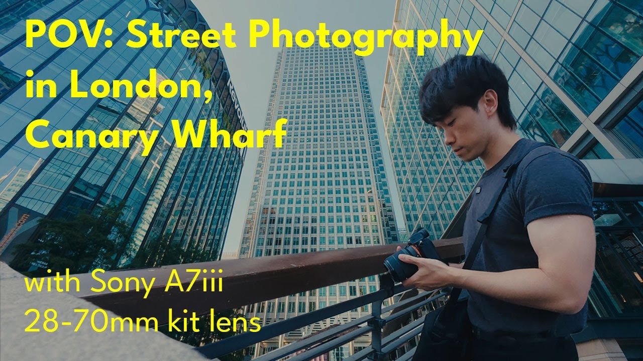 POV: Street Photography in London (Canary Wharf) with the Sony A7III 2025