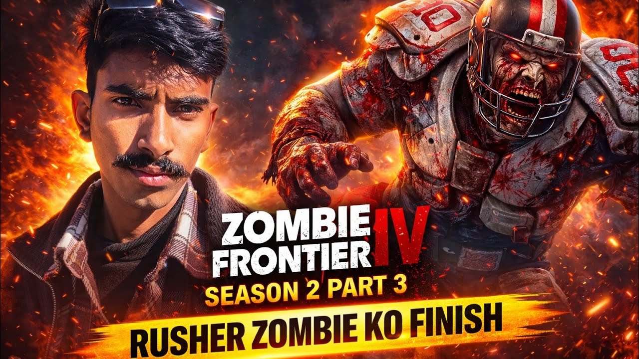 Zombie Frontier IV Season 2 Part 3 😱 | Rusher Zombie Ko Akele Kiya Finish | Extreme Action