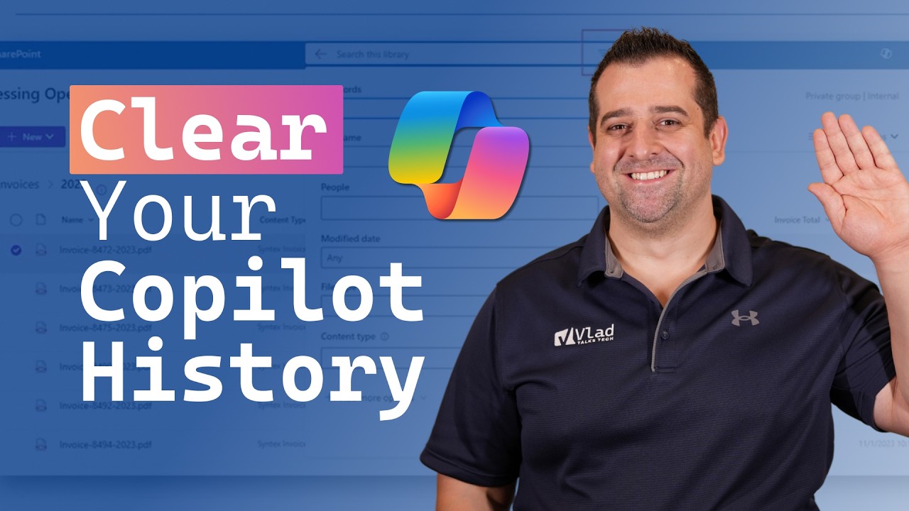 Clear Your Copilot History Across Microsoft 365 Apps | Quick Tutorial