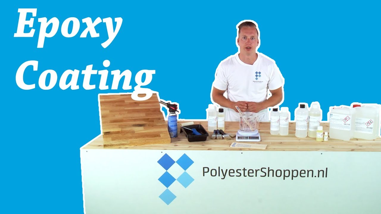 Epoxy coating transparant aanbrengen | Gebruiksaanwijzing