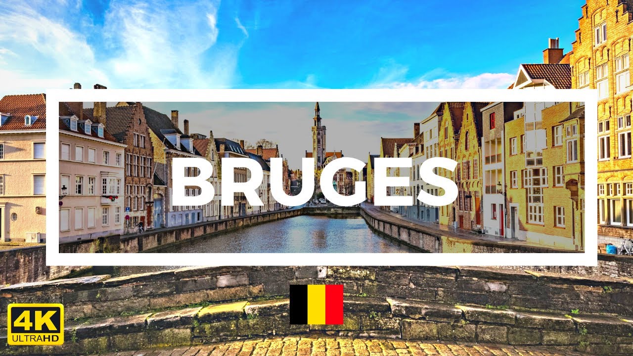 Bruges in 4K Drone Footage, Belgium 🇧🇪