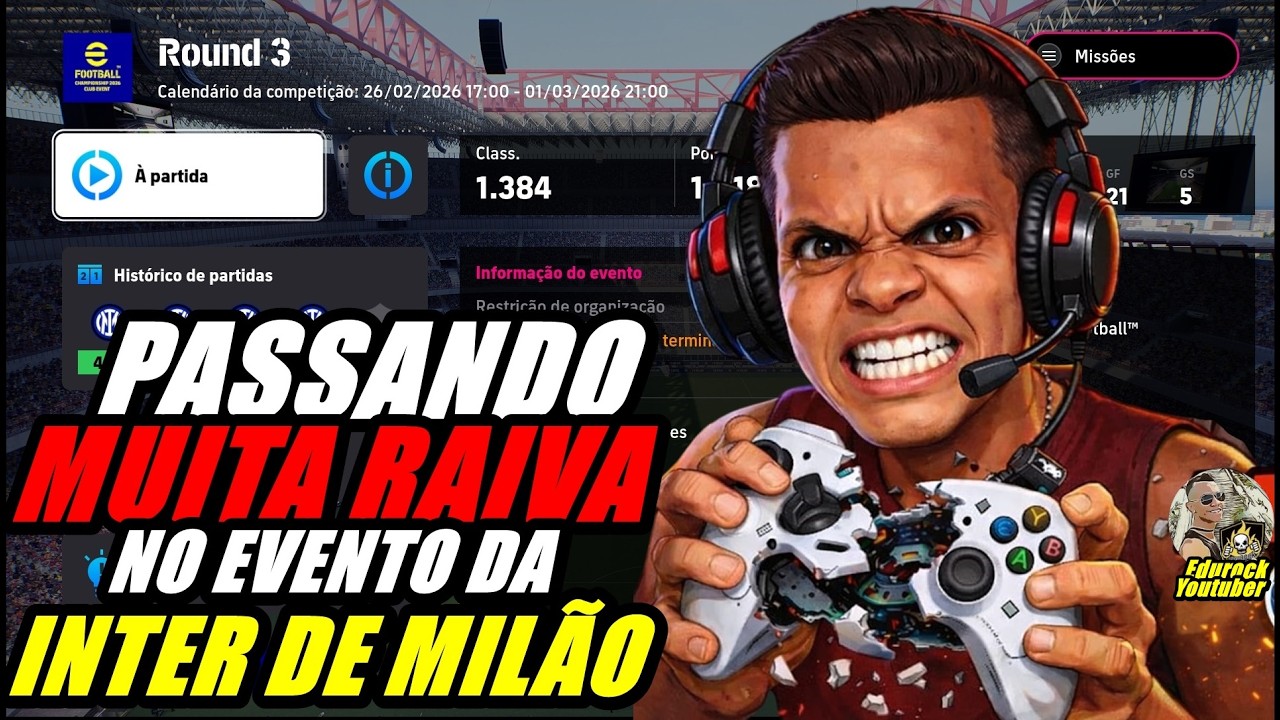 O MELHOR DESSE JOGO É PASSAR RAIVA😅 EFOOTBALL 2026🔥 #efootball