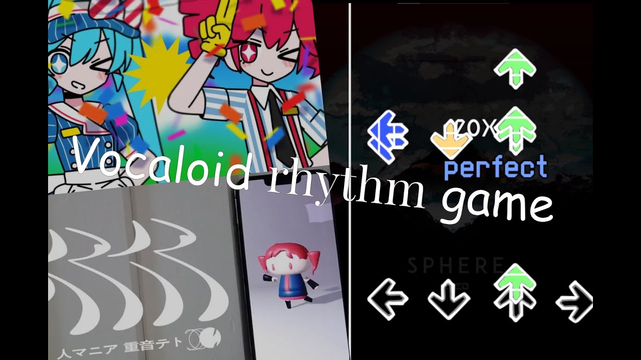 I made a vocaloid rhythm game...
