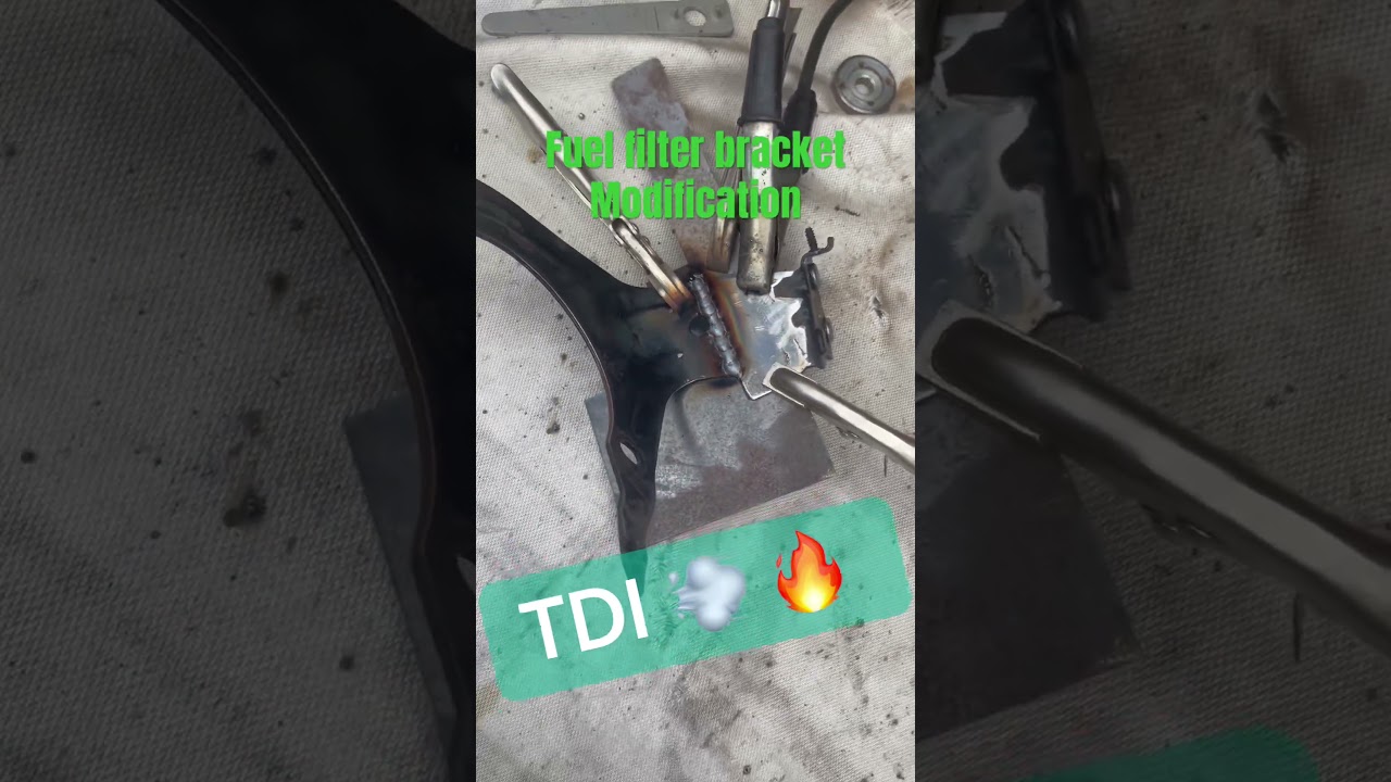 Volvo 850 TDI daily drive project, modified fuel filter bracket. #dieselperformance #turbodiesel