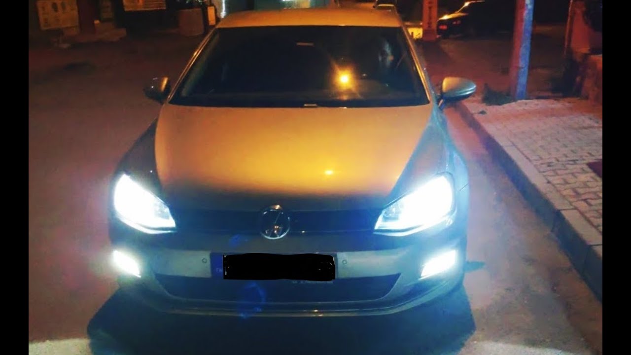 VW GOLF 7 HEADLIGHS REMOVAL (FAR SÖKÜMÜ VE LED UYGULAMA)