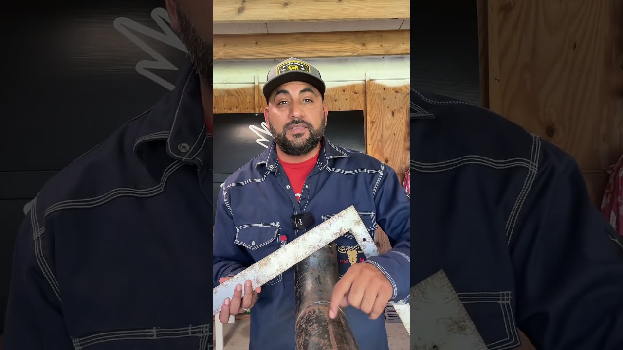Finding center of pipe #weldingcertification #weldments #tigwelding