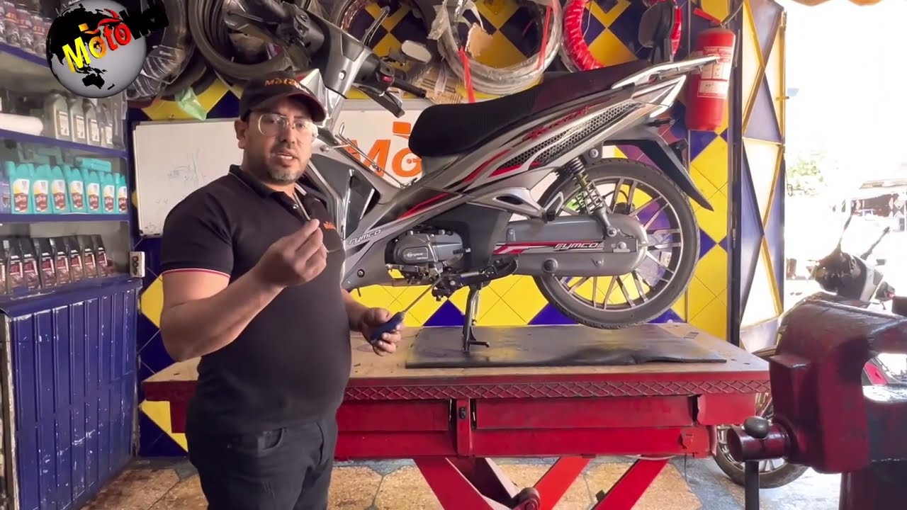 طريقة فتح كريناج في دراجات Rymco future & Cooper S Line