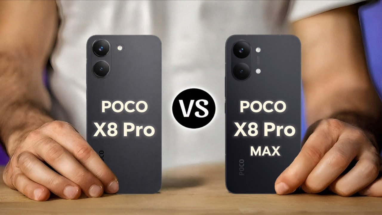 Poco X8 Pro vs Poco X8 Pro Max -  Comparison ⚡ Pro vs Max 🔥
