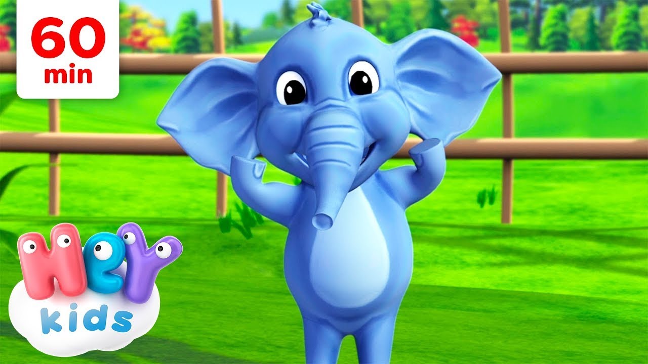 T&ecirc;te, &Eacute;paules, Genoux et Pieds et Plus! | Une Heure! |  Chansons pour Enfants | HeyKids Fran&ccedil;ais
