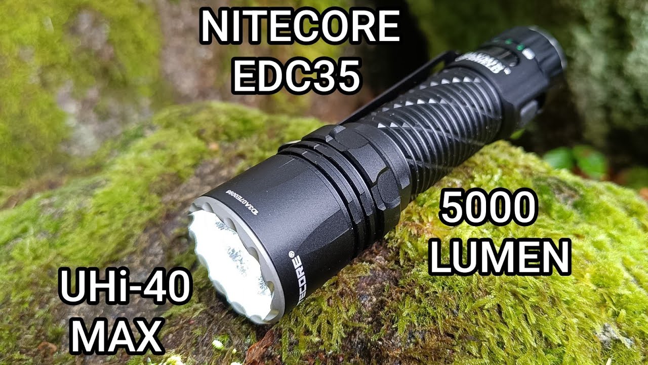 Nitecore EDC35 Led Taschenlampe 5000 Lumen UHi40 Review Flashlight keine TM9K MT2C MT2A