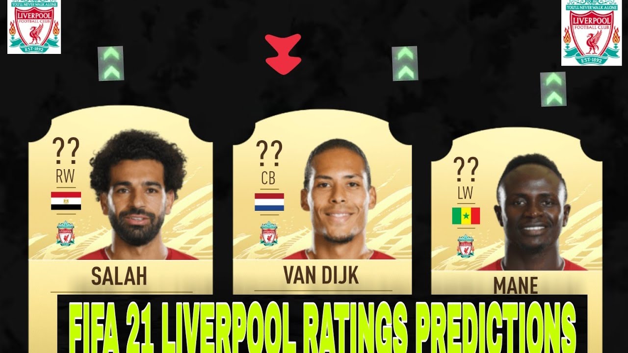 FIFA 21 PLAYER RATING 😱😱 | LIVERPOOL F.C | Ft. SALAH , VAN DIJK, MANE... etc